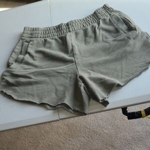 Aerie Olive Sweatshorts